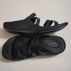 Aetrex Janey Sport Slide Sandals Wmns sz 9 Water Friendly Lightweight Adjustable